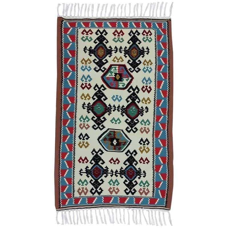 تصویر 4 از قیمت گلیم پشمی طرح جدید با کیفیت ارزان + خرید عمده